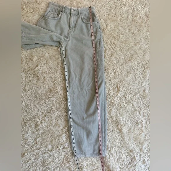 BDG Urban Outfitters Logan Corduroy Carpenter Pants W27 L32 Blue Gray barrel - Picture 3 of 7